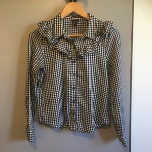 SALE ⚡️3/20⚡️ Forever 21 gingham blouse western